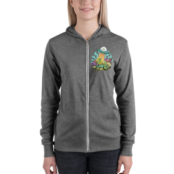 Unisex zip hoodie - Image 5